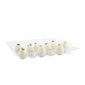 Huevera codorniz 18 huevos 12 uds